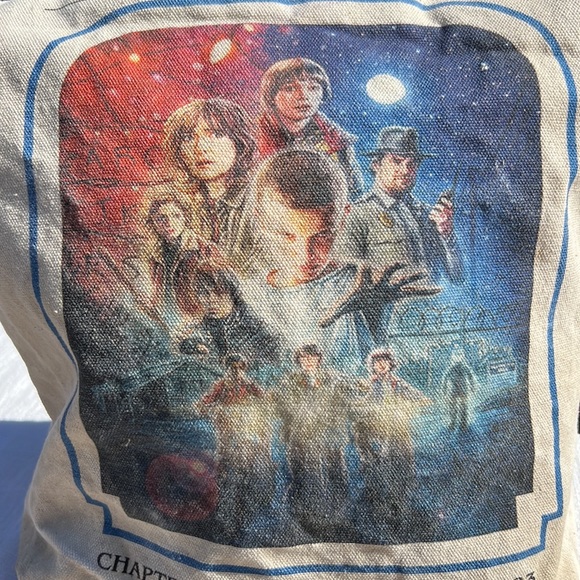 Loungefly Stranger Things Poster Canvas Tote - Picture 14 of 16
